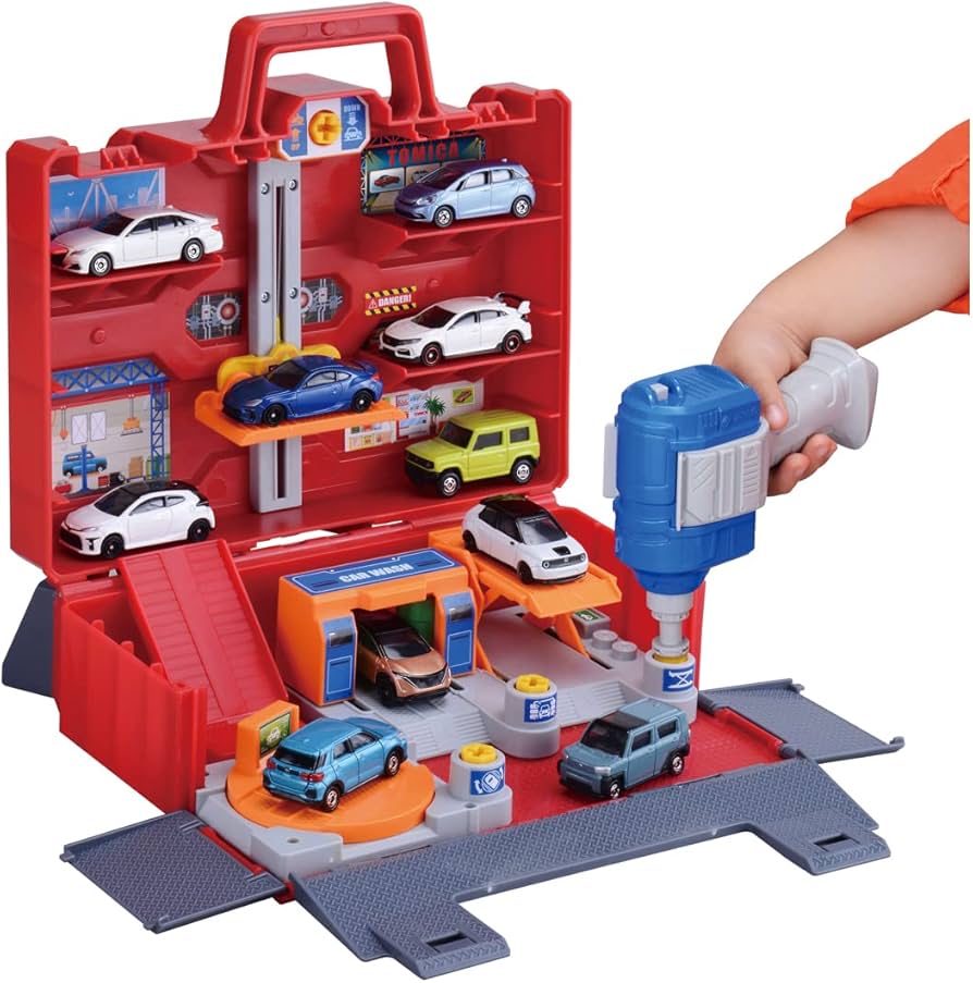 Amazon.co.jp: タカラトミー トミカ にぎやか4アクション! トミカ 整備