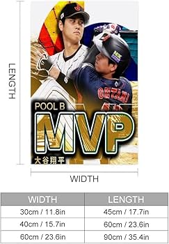 Amazon.co.jp: 大谷翔平 MVP ポスター ステッカーポスター 工芸品の