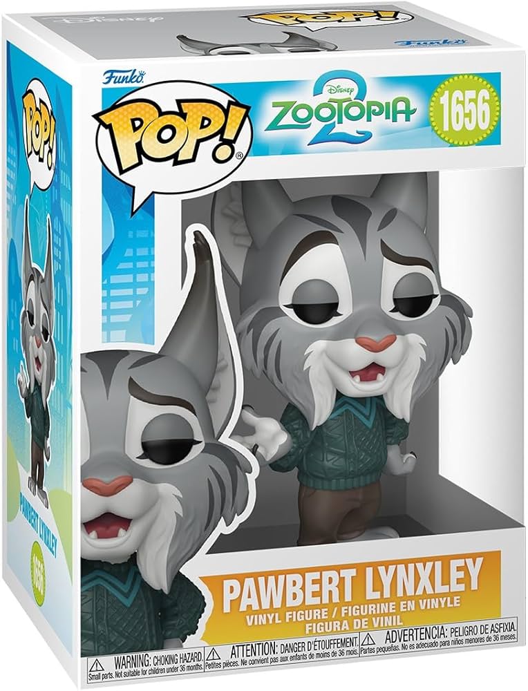 Amazon.com: Funko Pop! Disney: Zootopia 2 - Pawbert Lynxley