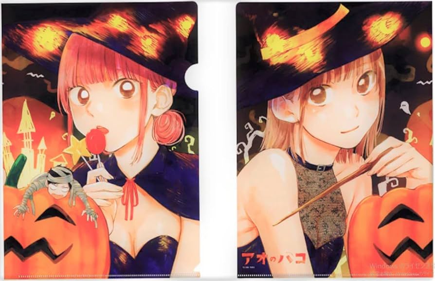 Amazon.co.jp: アオのハコ クリアファイル 鹿野千夏 蝶野雛 ジャンプ