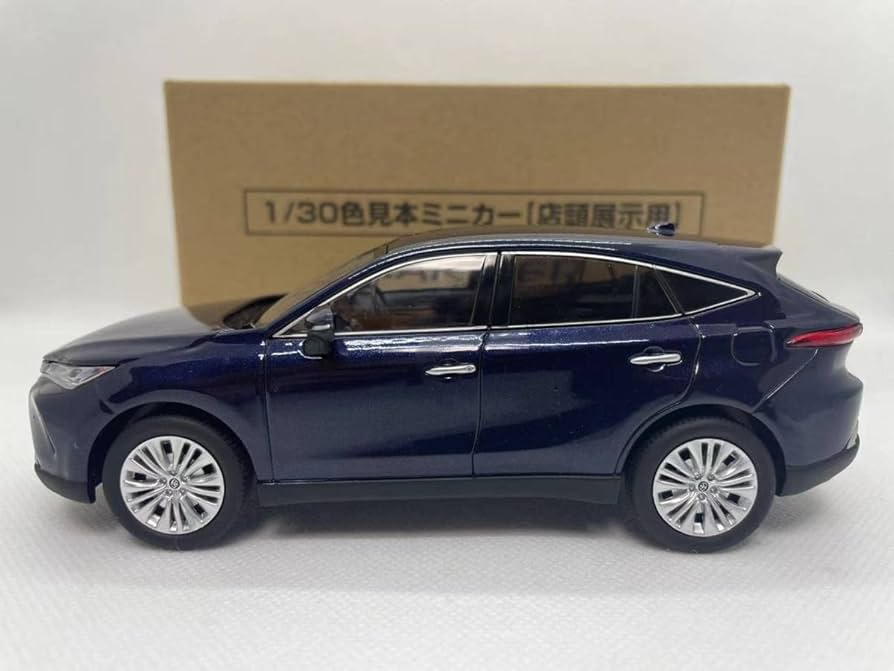 Amazon | 1/30 トヨタ ハリアー TOYOTA HARRIER ダークブルーマイカ