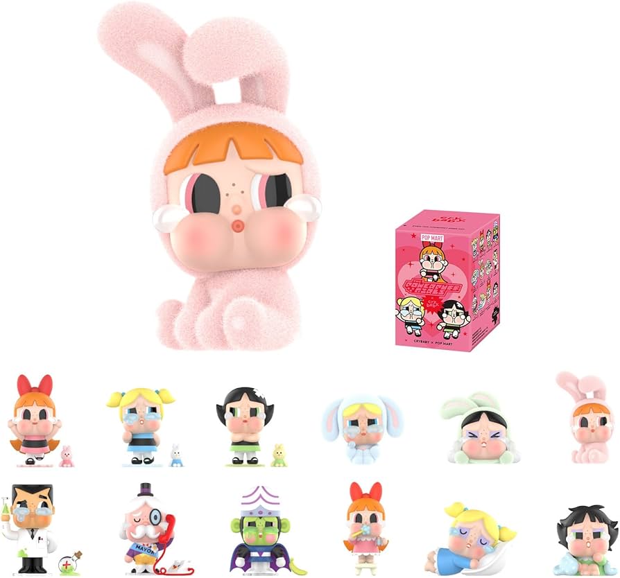Amazon.com: POP MART Crybaby x Powerpuff Girls Series Figures