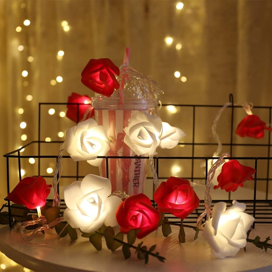 Amazon.co.jp: イルミネーションLEDライト バラ ライト 電池式