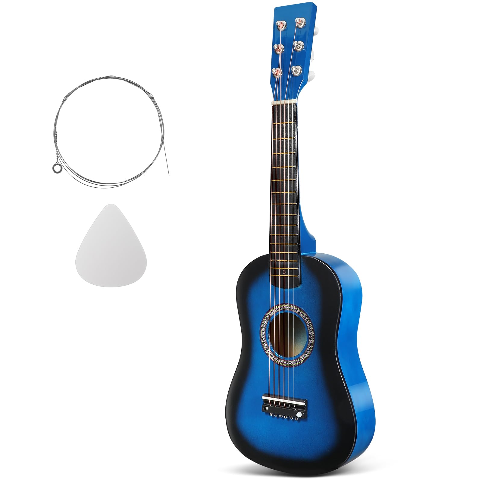 Amazon.co.jp: ABOOFAN 23 木 幼児 ポータブル ギター 子供 ギター