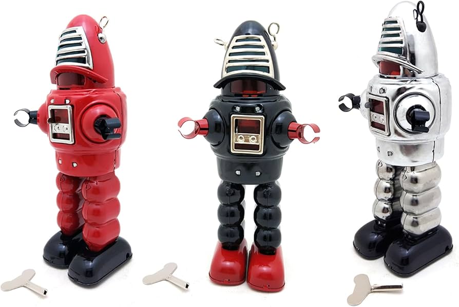 Amazon.co.jp: 9インチ メカニカルプラネットロボット時計じかけの