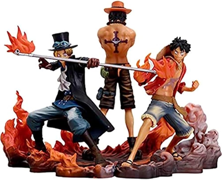 Amazon.co.jp: ワンピーススリーブラザーズエースサボルフィフィギュア