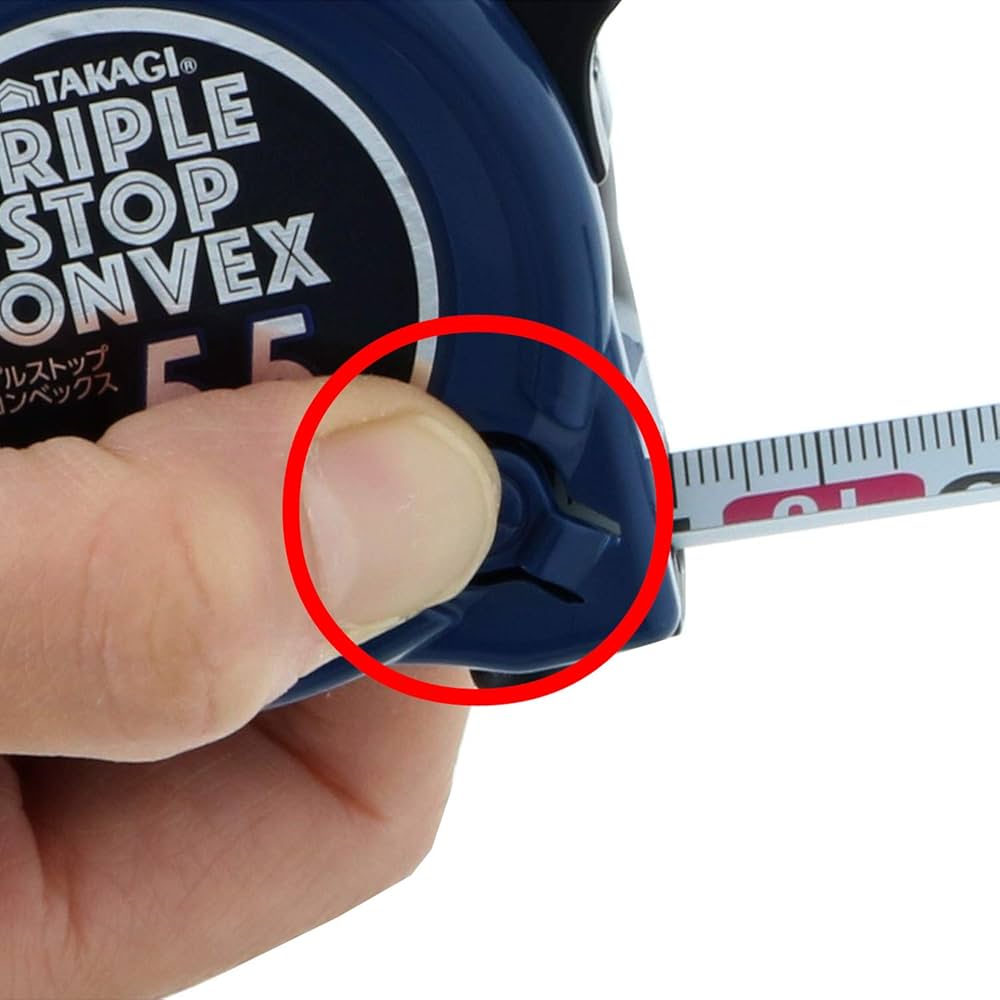 Amazon.co.jp: 高儀 トリプルストップ コンベックス 19mm×5.5m TAKAGI