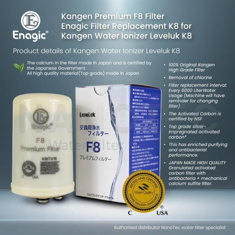 FAIR KANPAI F8 Premium Water Filter for Leveluk K8 Oxidizing