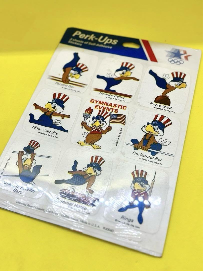 Amazon.co.jp: ステッカー）1984年 ロサンゼルスオリンピック 五輪