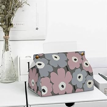 Amazon｜ティッシュケース おしゃれ PUレザー マリメッコ 花柄