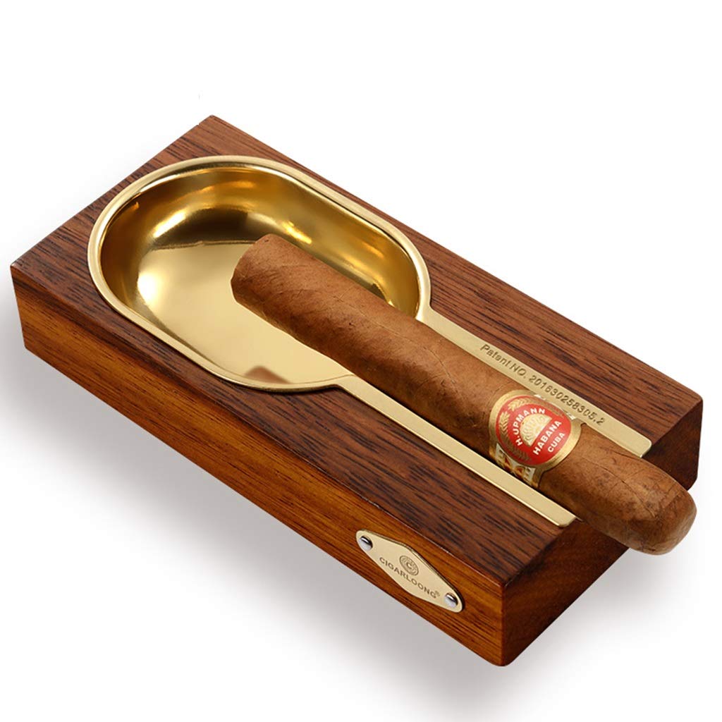 Amazon.co.jp: 葉巻灰皿オフィスシガー灰皿ピアノ塗装まろやかな杉の木