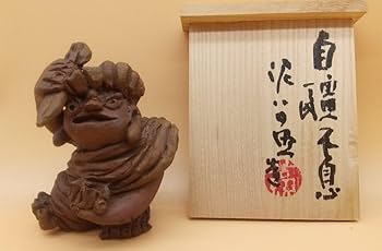 Amazon.co.jp: 東大寺長老 清水公照 泥仏 金剛力士 ブロンズ製