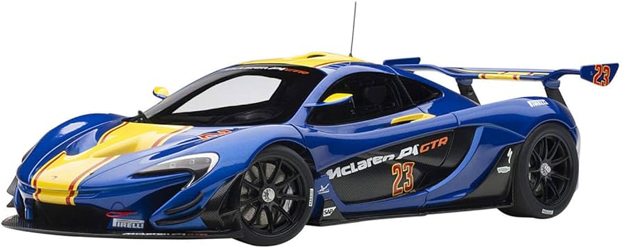 Amazon.co.jp: AUTOart 1/18 マクラーレン P1 GTR ブルー/イエロー
