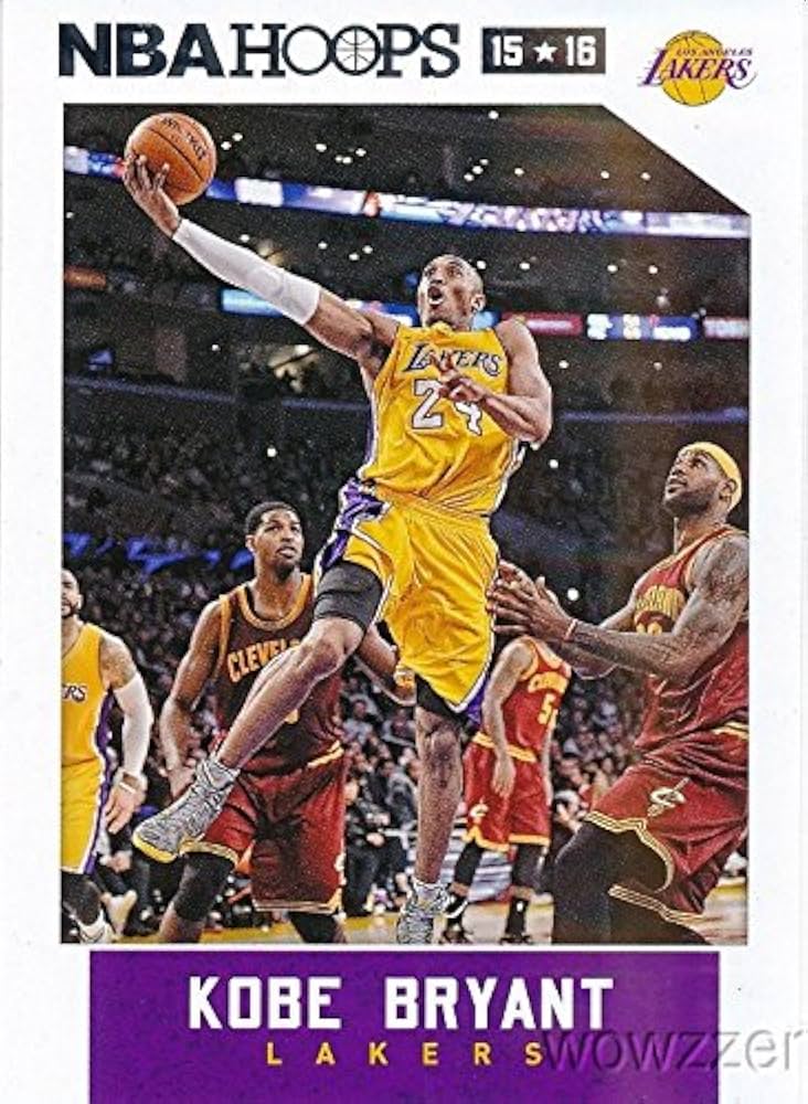 Amazon.com: Kobe Bryant 2015/2016 Panini Hoops NBA Basketball #172