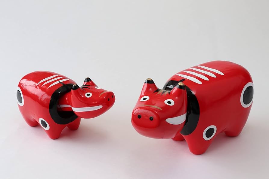 Amazon.co.jp: 野沢民芸 会津張り子 赤べこ2号 : 食品・飲料・お酒