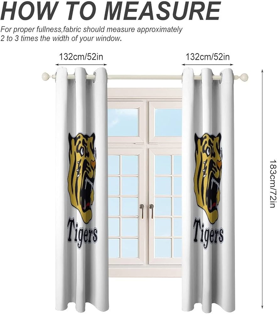 Amazon｜阪神タイガース カーテン 遮光 カーテン 間仕切りカーテン