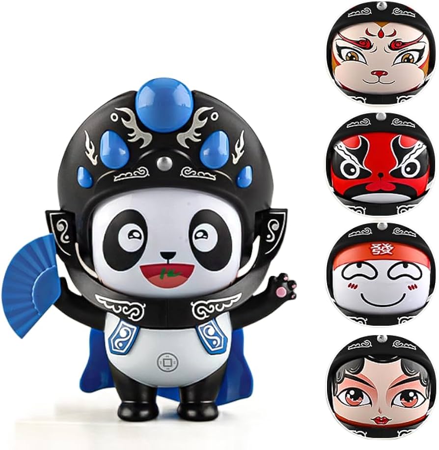 Amazon | パンダの顔の人形 変面人形 京劇 変面 おもちゃ 古典的な中国