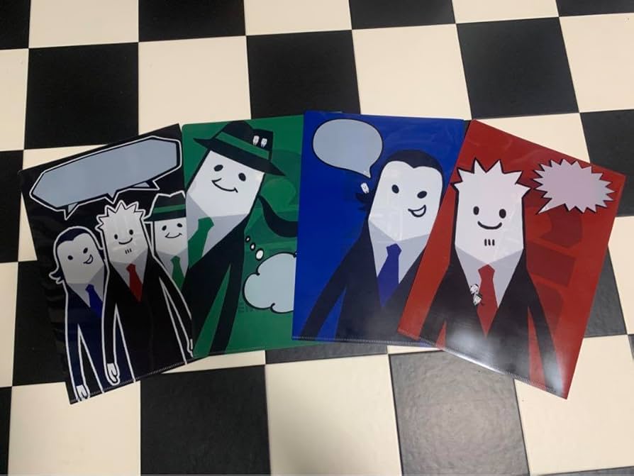 Amazon | 2bro. クリアファイル 4枚SET 弟者 兄者 おついち ワケ