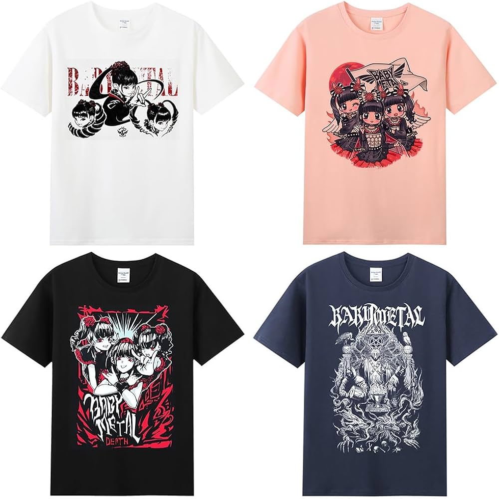 Amazon.co.jp: [SinSed] ベビーメタル Tシャツ BABYMETAL SU MOA MOMO