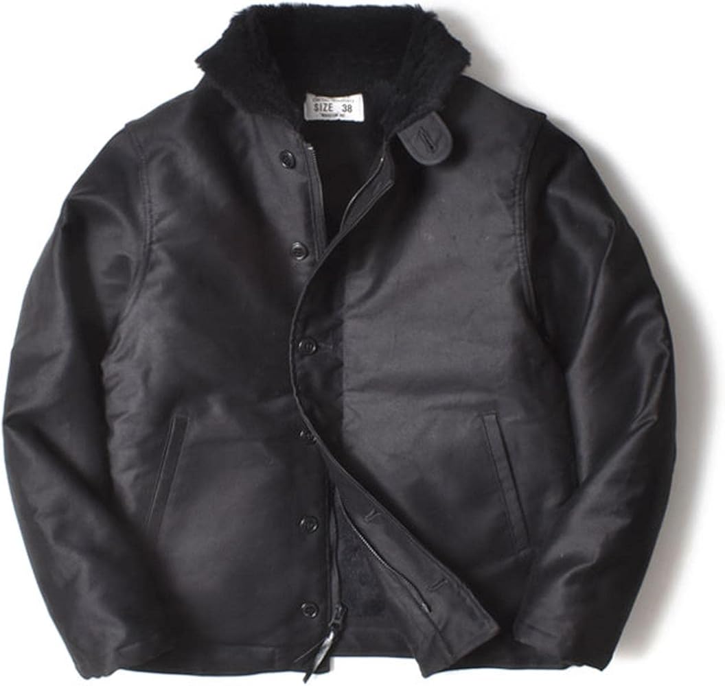 Amazon.co.jp: [ヒューストン] N-1 デッキジャケット （ アルパカ