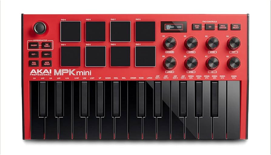 Amazon | Akai Professional USB MIDIキーボードコントローラー 8