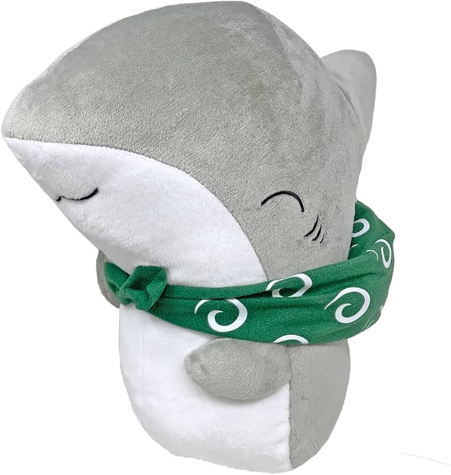 Amazon.co.jp: 表情豊かなかわいいぬいぐるみ おでかけ子ザメ でっかい