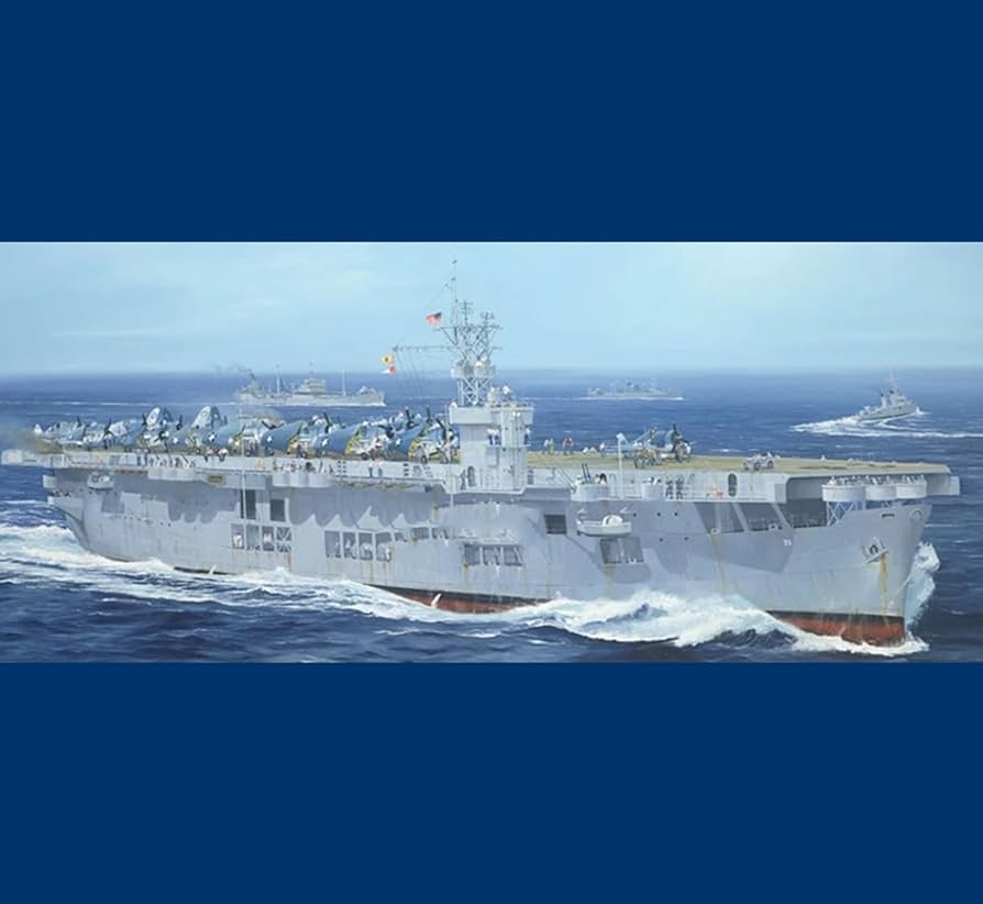 Amazon.com: FMOCHANGMDP 1/350 Scale USS CVE-26 Sangamon Aircraft