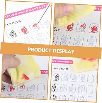Amazon.co.jp: VINTORKY 1セットネイルアート練習用 手描き