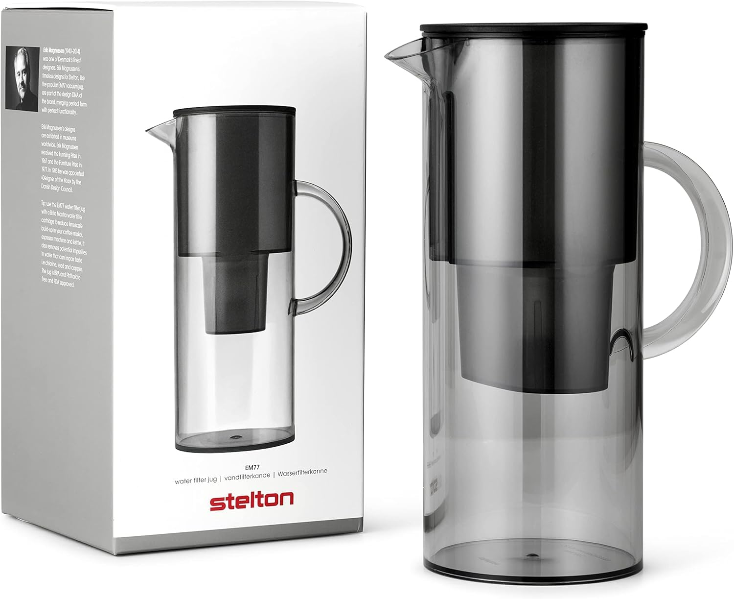 Amazon.co.jp: STELTON ステルトン CLASSIC ウォータージャグ GY 2L