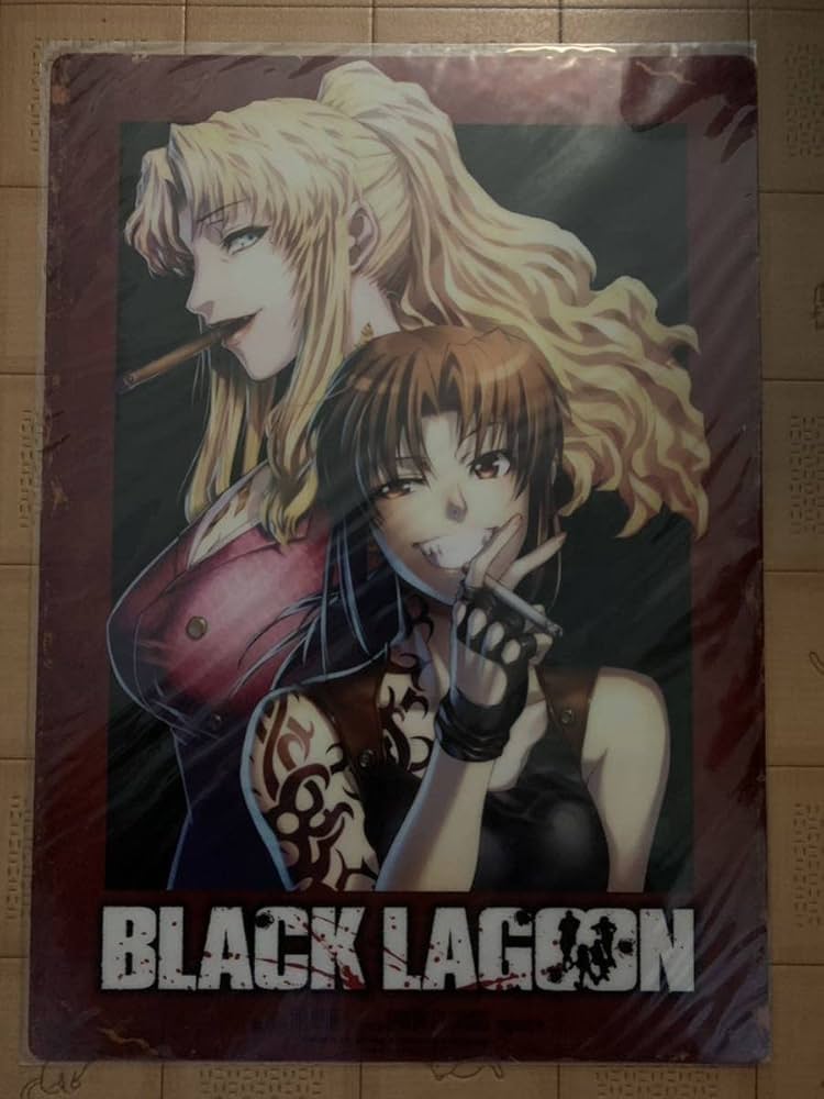 Amazon.co.jp: ブラックラグーン コミケ限定 クリアポスター レヴィ