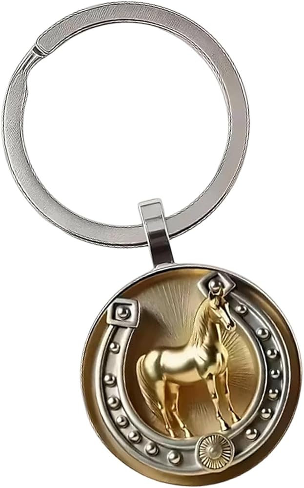 Amazon.co.jp: [jklymm] ゴールドコーティングされた馬蹄チャーム