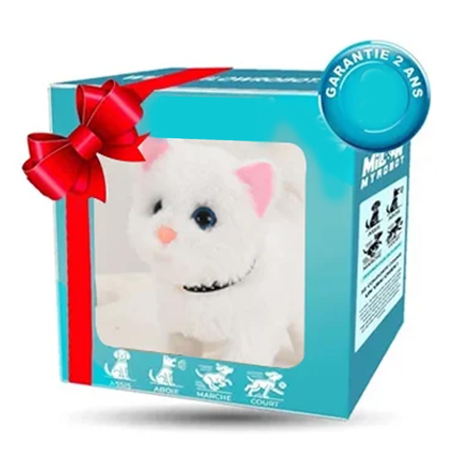 Amazon.co.jp: 猫型ペットロボット 子猫の電動ぬいぐるみ 猫【2025年