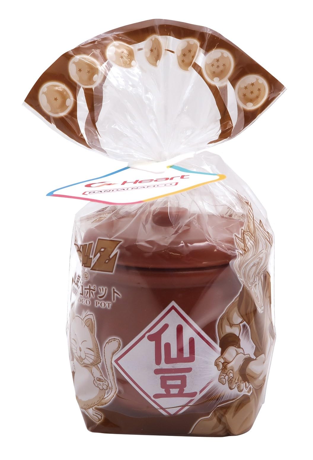 Amazon.co.jp: ハート ドラゴンボールZ仙豆チョコポット 34g : 食品