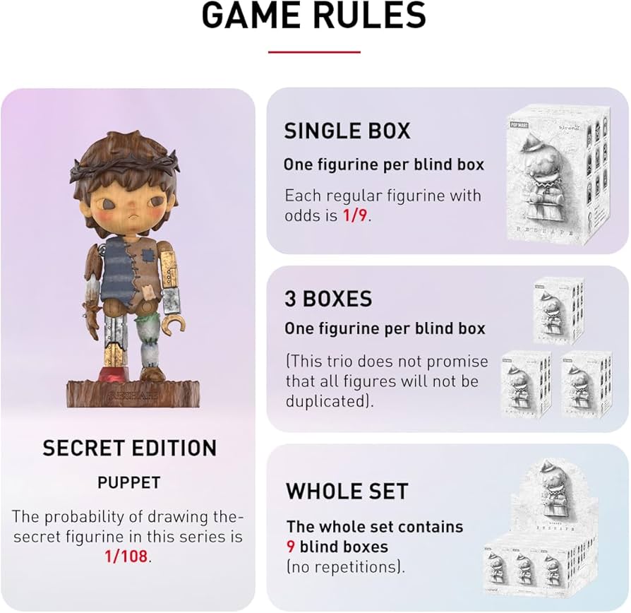 Amazon.co.jp: POP MART HIRONO Reshape シリーズ【アソートボックス 9