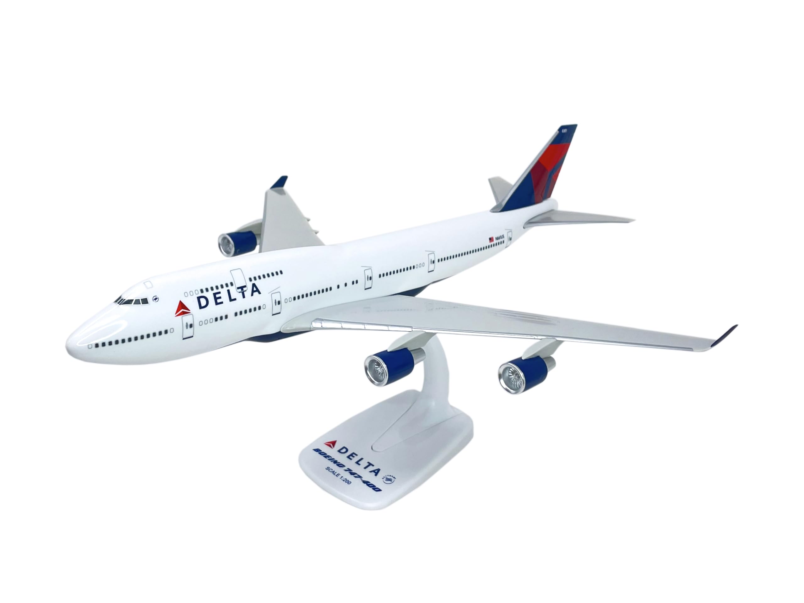 Amazon.com: Flight Miniatures Delta (07-Cur) 747-400 1:200 Scale