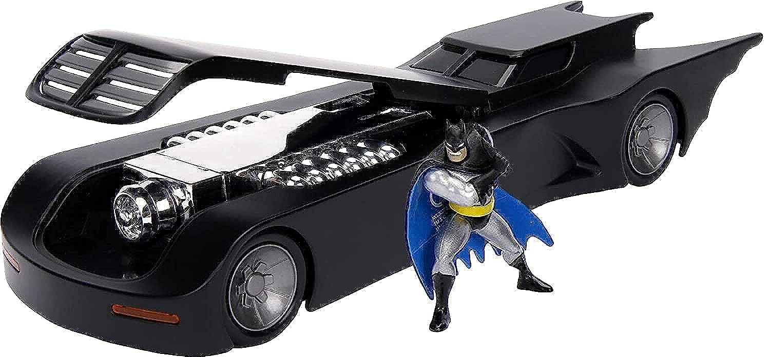 Amazon | 1:24 ANIMATED SERIES BATMOBILE W/BATMAN バットモービル