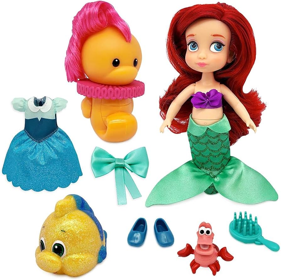 Amazon | Disney Ariel Animators' Collection Mini Doll Play Set