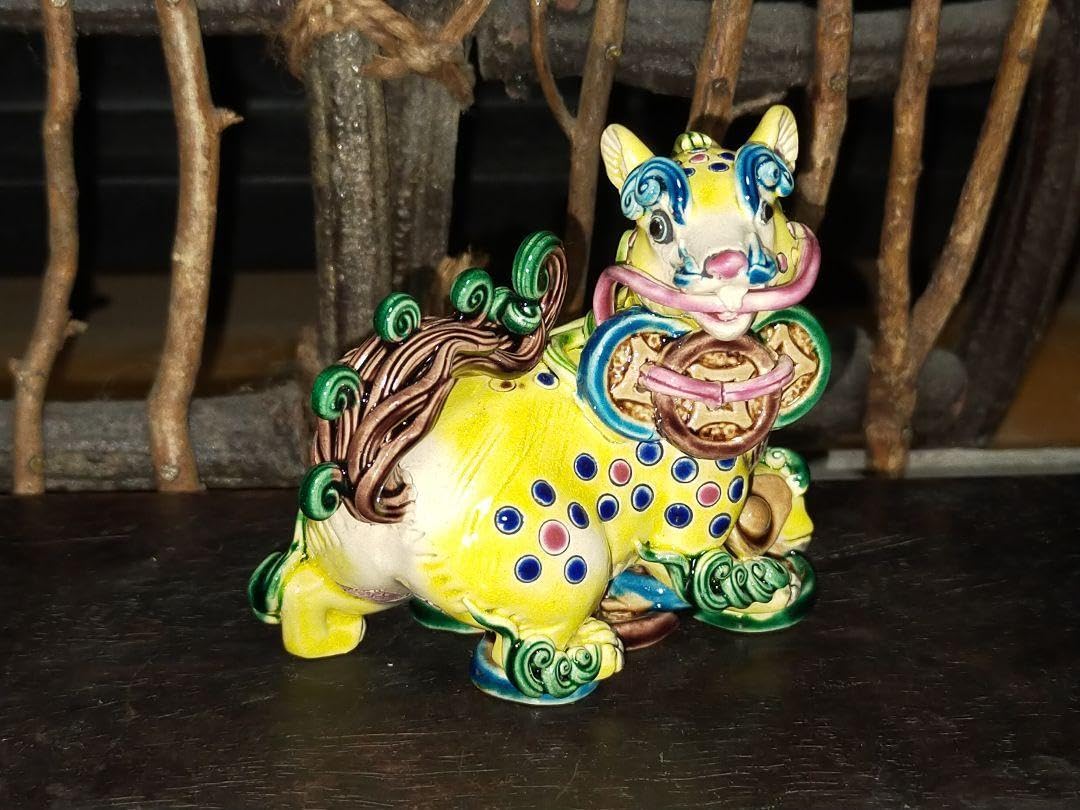 Amazon.co.jp: ◎◎蔵くら◎ 台湾 交趾陶 交趾焼 陶 箱付き ◎ 240116