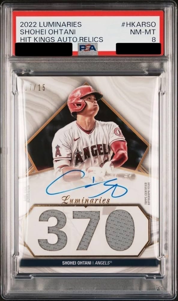 Amazon.co.jp: 【PSA鑑定済】Topps Luminaries 2022 大谷翔平 直筆