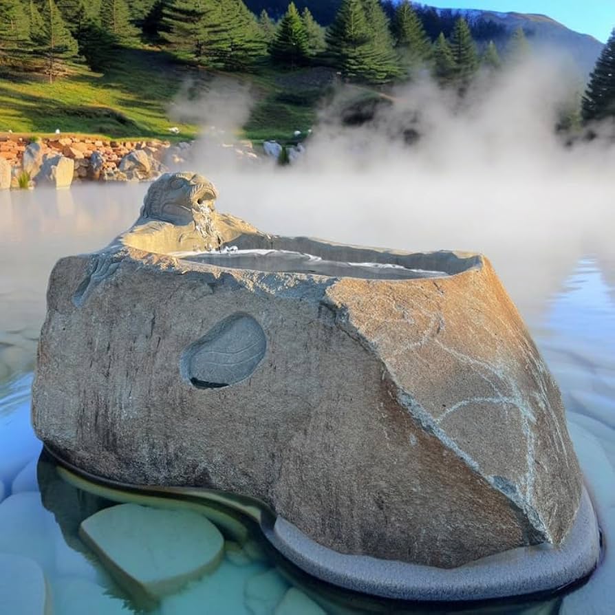 Amazon.co.jp: 御影石 彫刻 龍 巨石風呂 露天 風呂 石風呂 希少 天然