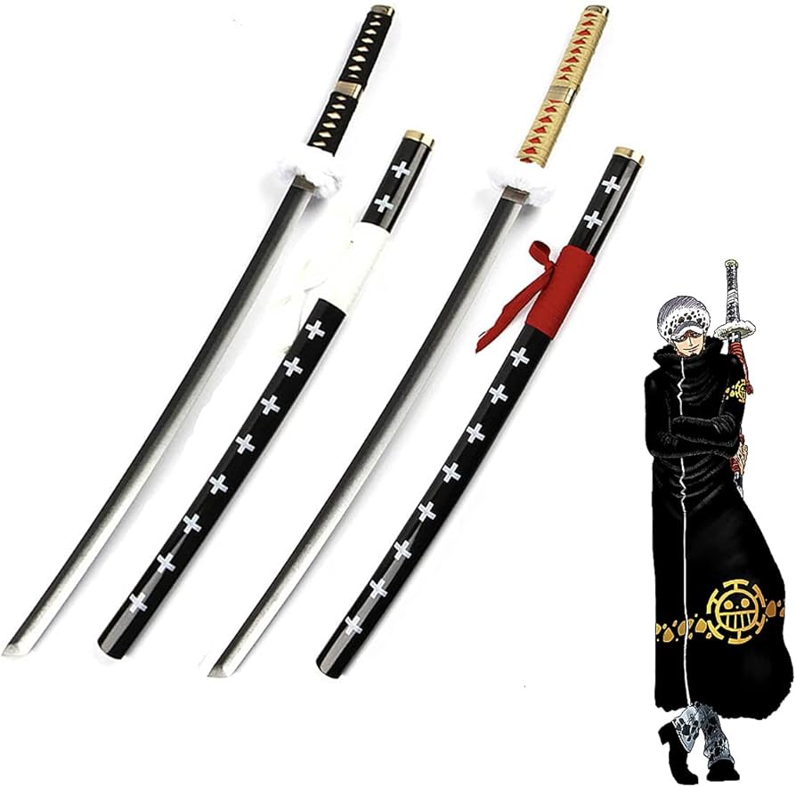 Amazon.co.jp: コスプレ道具 トラファルガー・ロー 木製 刀 剣