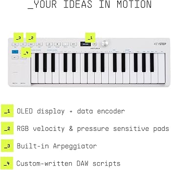 Amazon | Arturia アートリア コントローラー＆シーケンサー Keystep