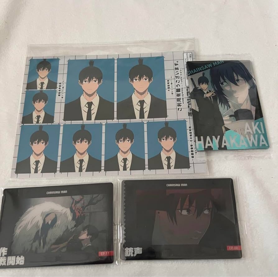 Amazon.co.jp: チェンソーマン 早川アキ 証明写真 ポップアップ