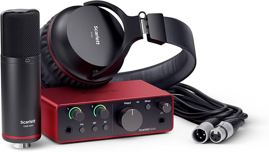 Amazon.co.jp: Focusrite Scarlett Solo Studio 第4世代 USBオーディオ