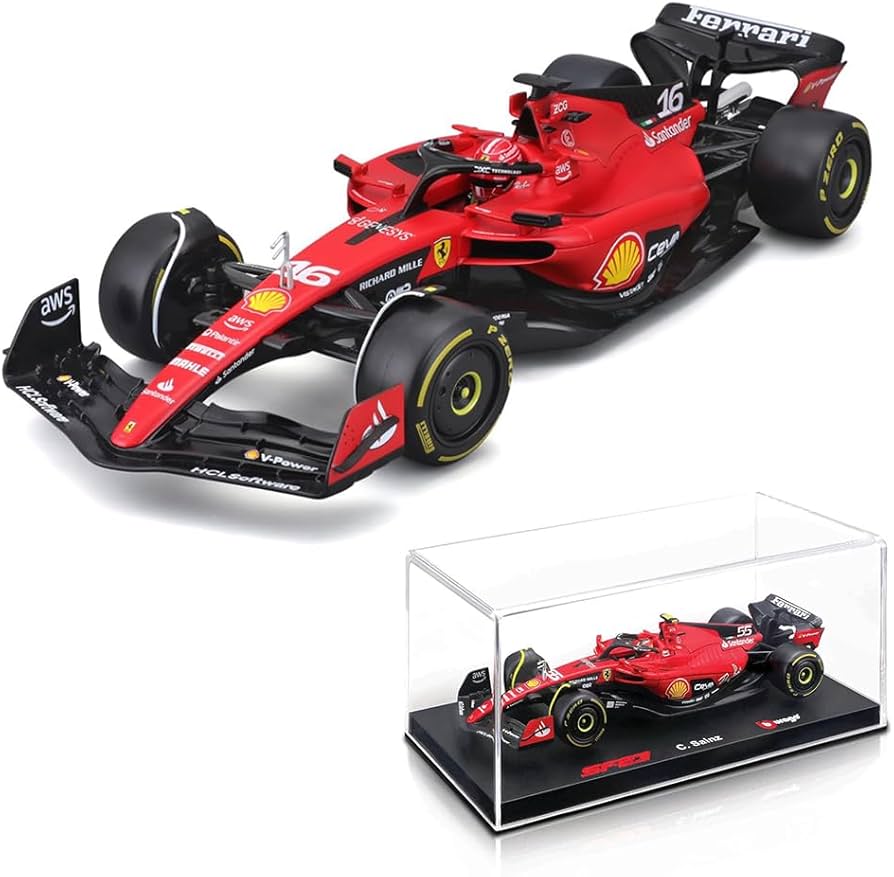 Amazon.com: Bburago 1:24 SFR Scuderia Ferrari SF-23 (2023) Diecast