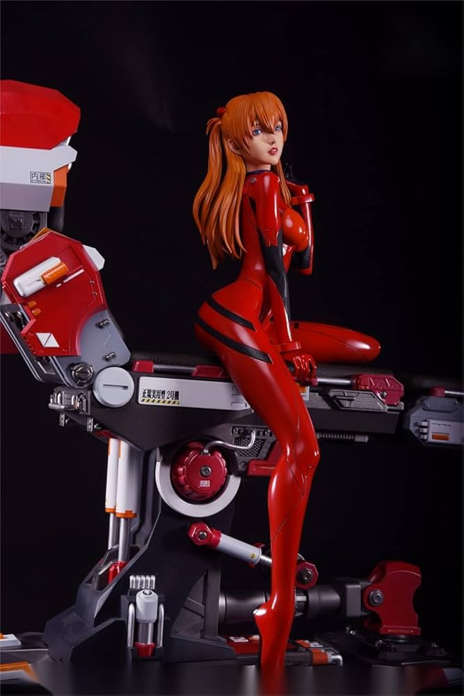 Amazon.co.jp: 惣流・アスカ・ラングレー フィギュア 1/4スケール 塗装