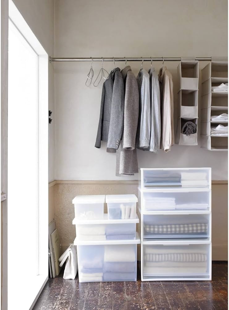 Amazon｜無印良品 ポリプロピレン収納ケース 小 幅55×奥行44.5×高さ