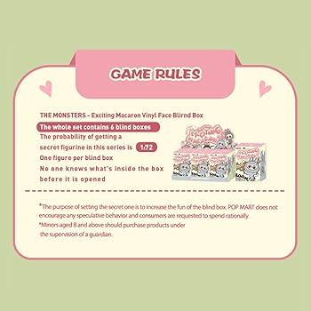 Amazon | POPMART THE MONSTERS Exciting Macaron ぬいぐるみ シリーズ