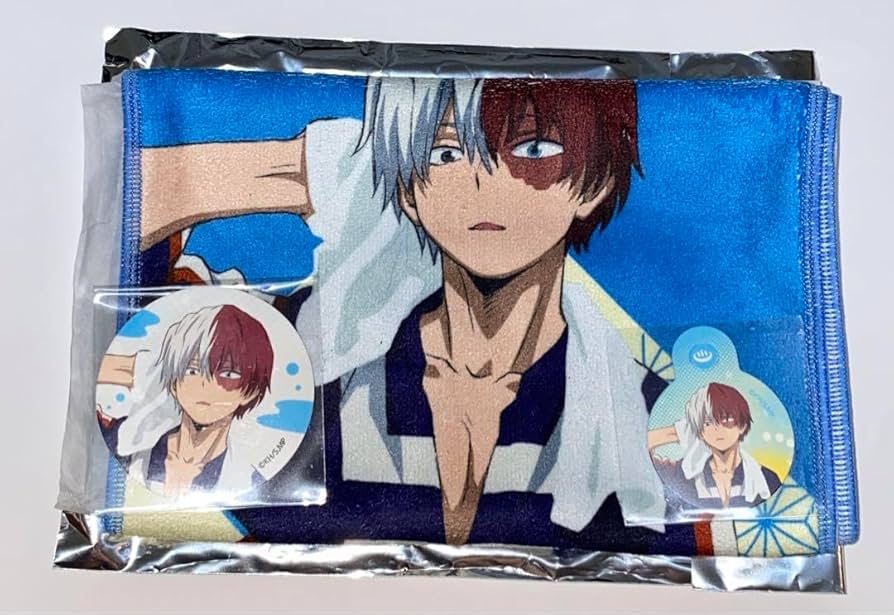 Amazon.co.jp: ヒロアカ 轟焦凍 お風呂ver. マフラータオル : おもちゃ