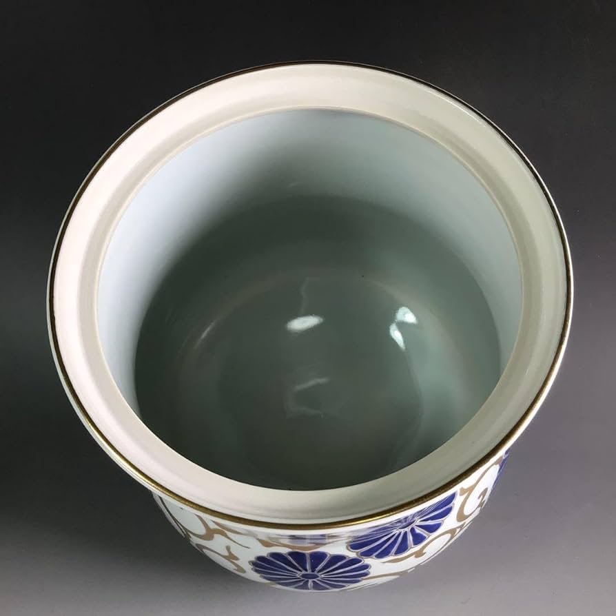 R411皆具『平安手塚玉堂造』『金彩色絵唐草文』共箱茶道具